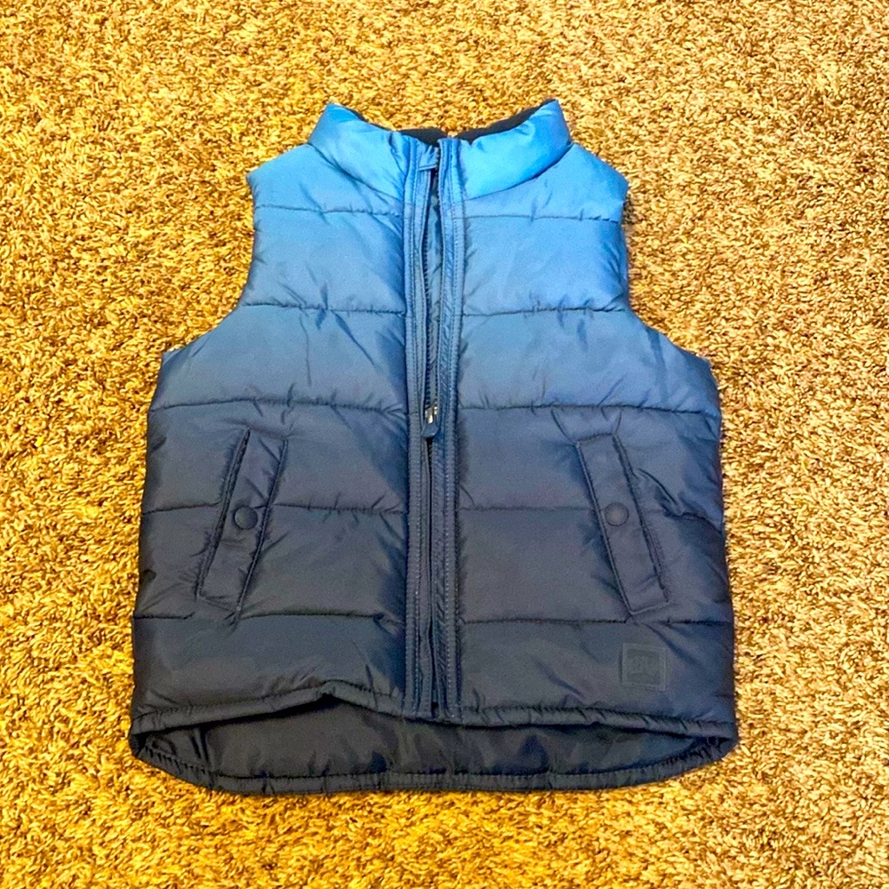 Boys blue gap vest
